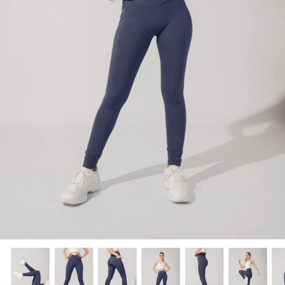 Popflex crisscross pockets leggings black - Picture 2 of 7